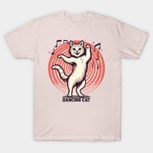 Dancing Cat Delight T-Shirt